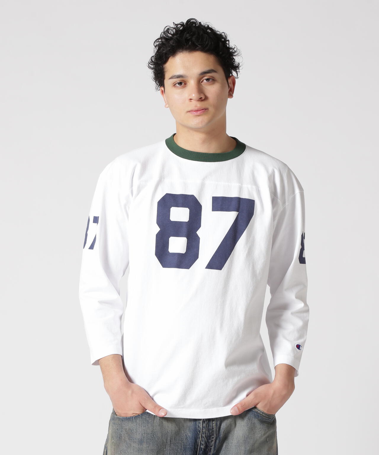 Champion/チャンピオン　3/4 SLEEVE FOOTBALL T-SHIRT フットボール