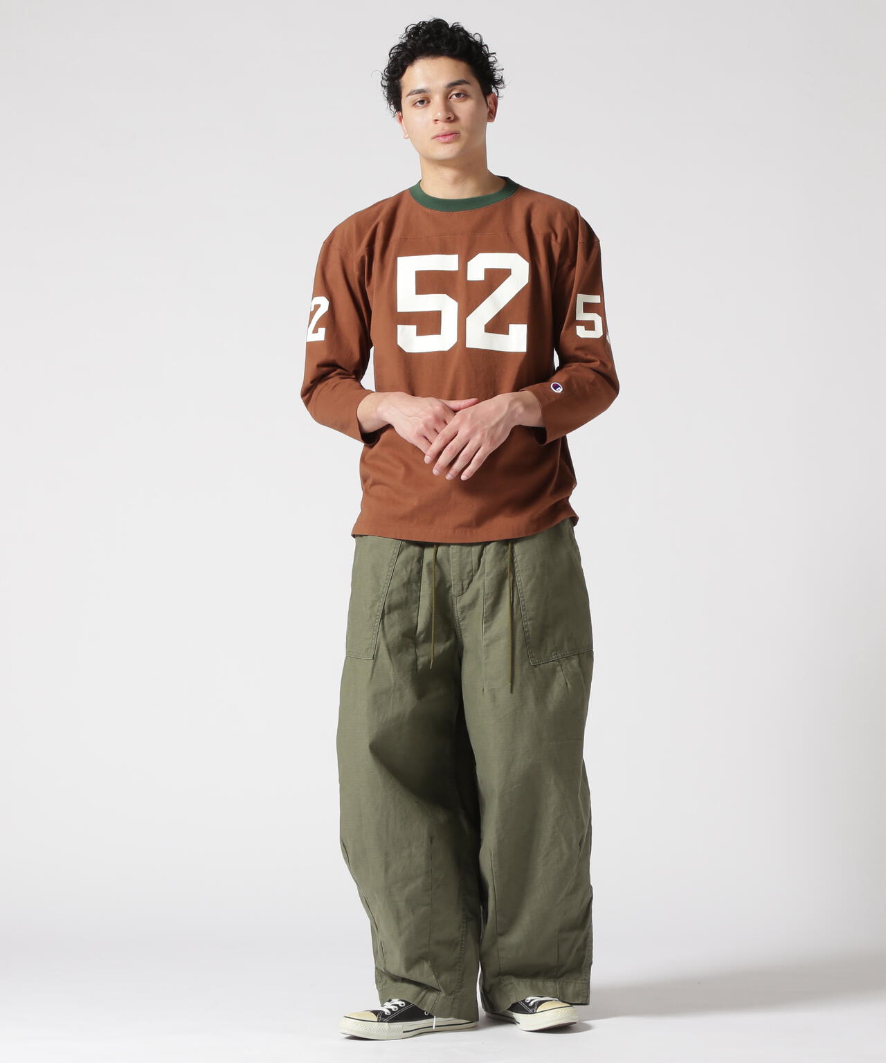 Champion/チャンピオン　3/4 SLEEVE FOOTBALL T-SHIRT フットボール