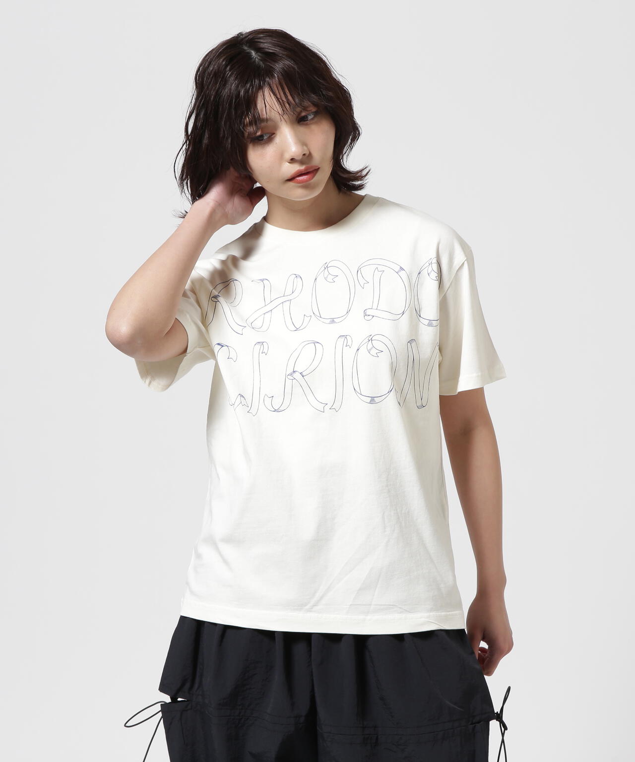 RHODOLIRION  Printed Making a bow with Ribbon Tee