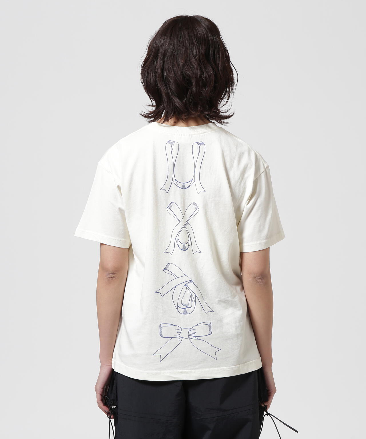RHODOLIRION  Printed Making a bow with Ribbon Tee