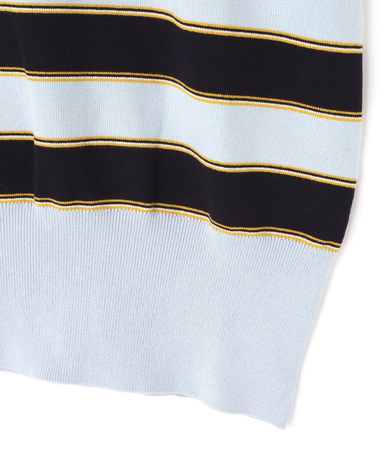 RHODOLIRION/ロドリリオン　Frill Polo Sweater フリルポロセーター