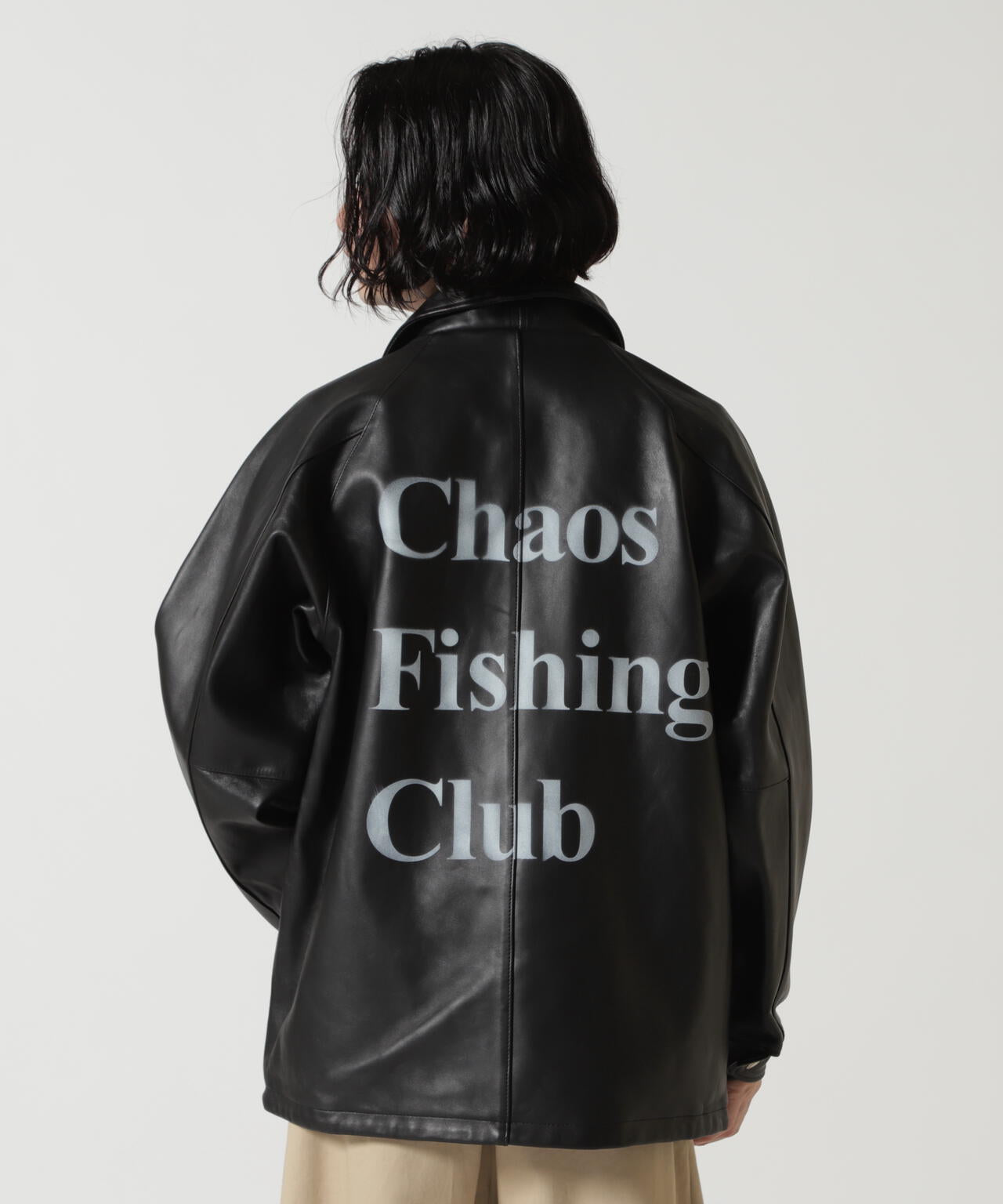 Chaos Fishing Club×Schott×BEAVER 別注SHEEP COACH JKT