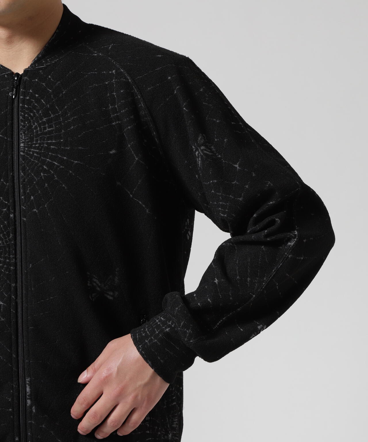 Needles/ニードルズ　Rib Collar Track Jacket - Spider Web