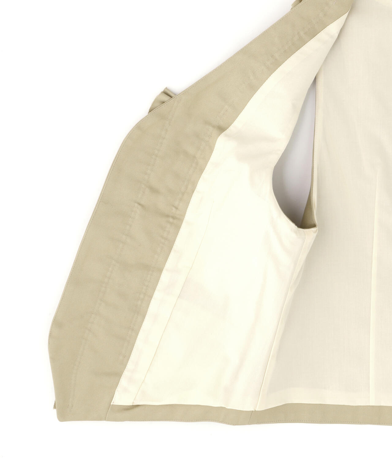 RHODOLIRION/ロドリリオン　Frill Vest - Chino Cloth