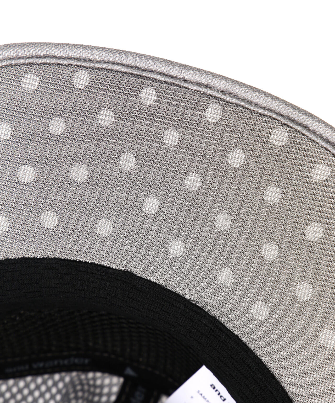 and wander/アンドワンダー　silver mesh cap シルバーメッシュキャップ