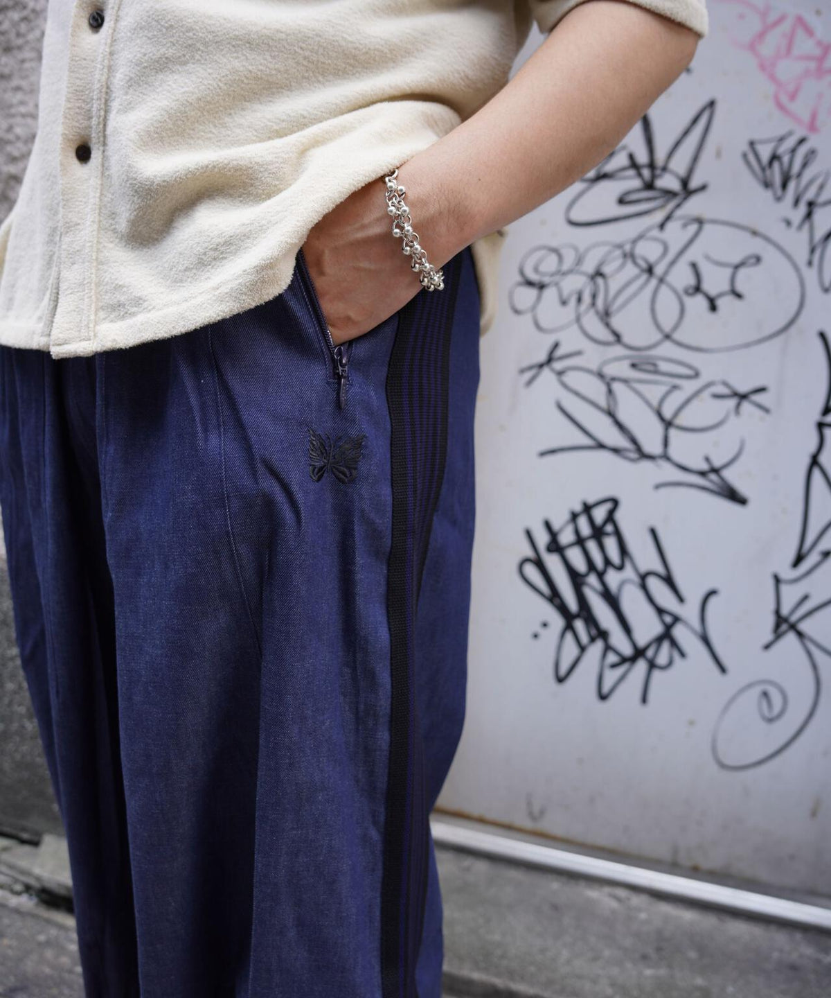 Needles/ニードルズ  別注H.D. Track Pant - DENIM