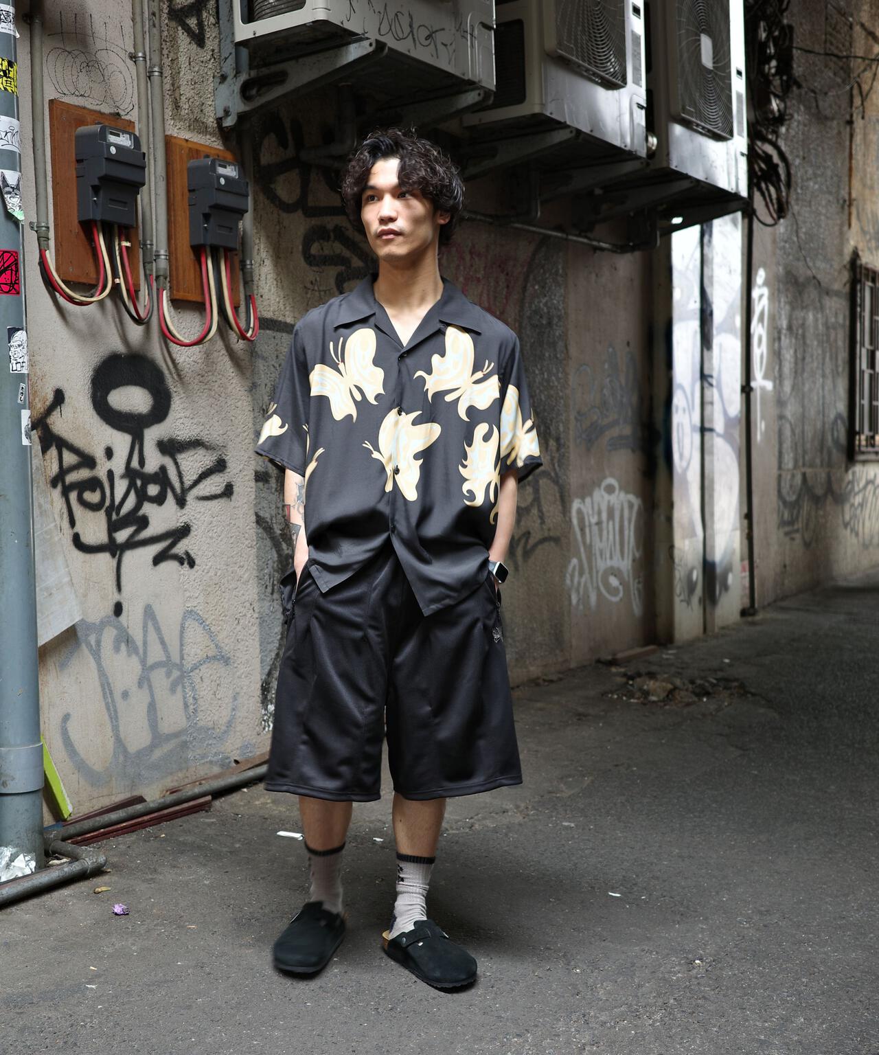 Needles/ニードルズ  別注H.D TRACK SHORTS - POLY SMOOTH