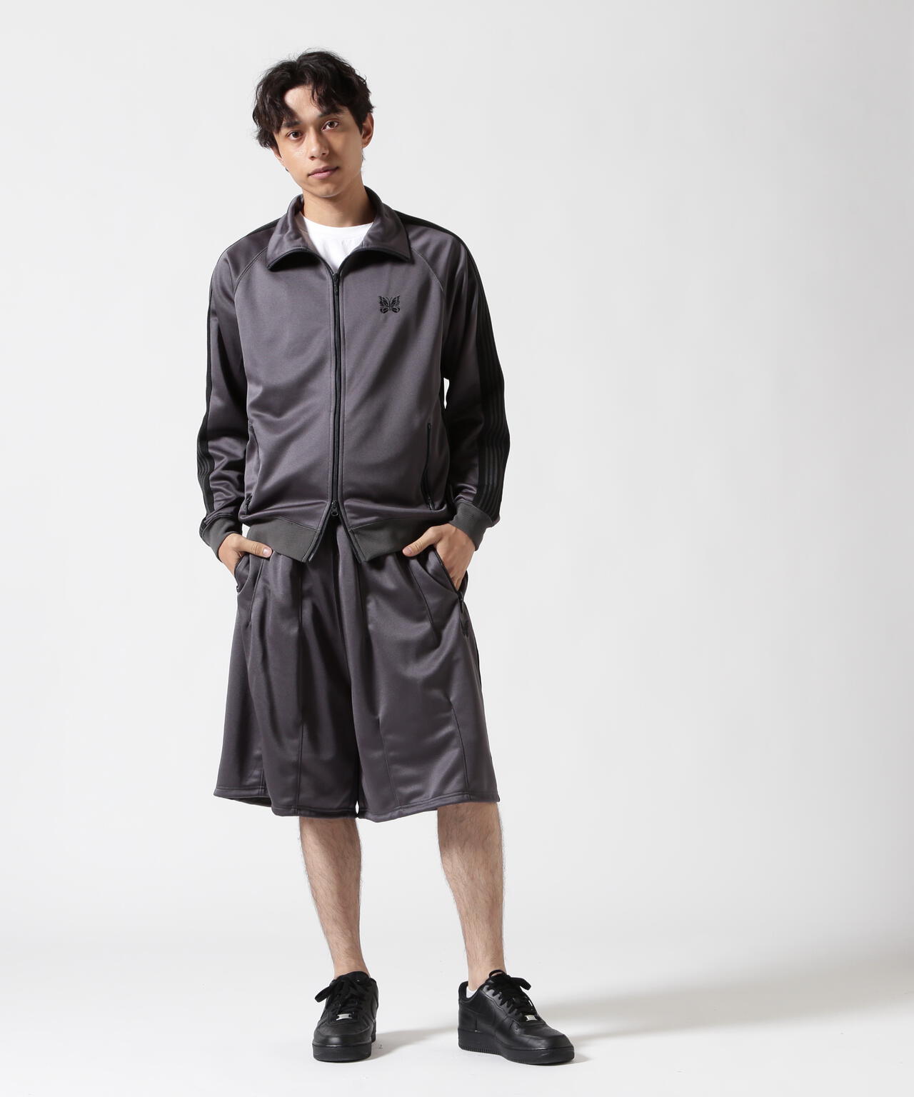 Needles/ニードルズ  別注H.D TRACK SHORTS - POLY SMOOTH