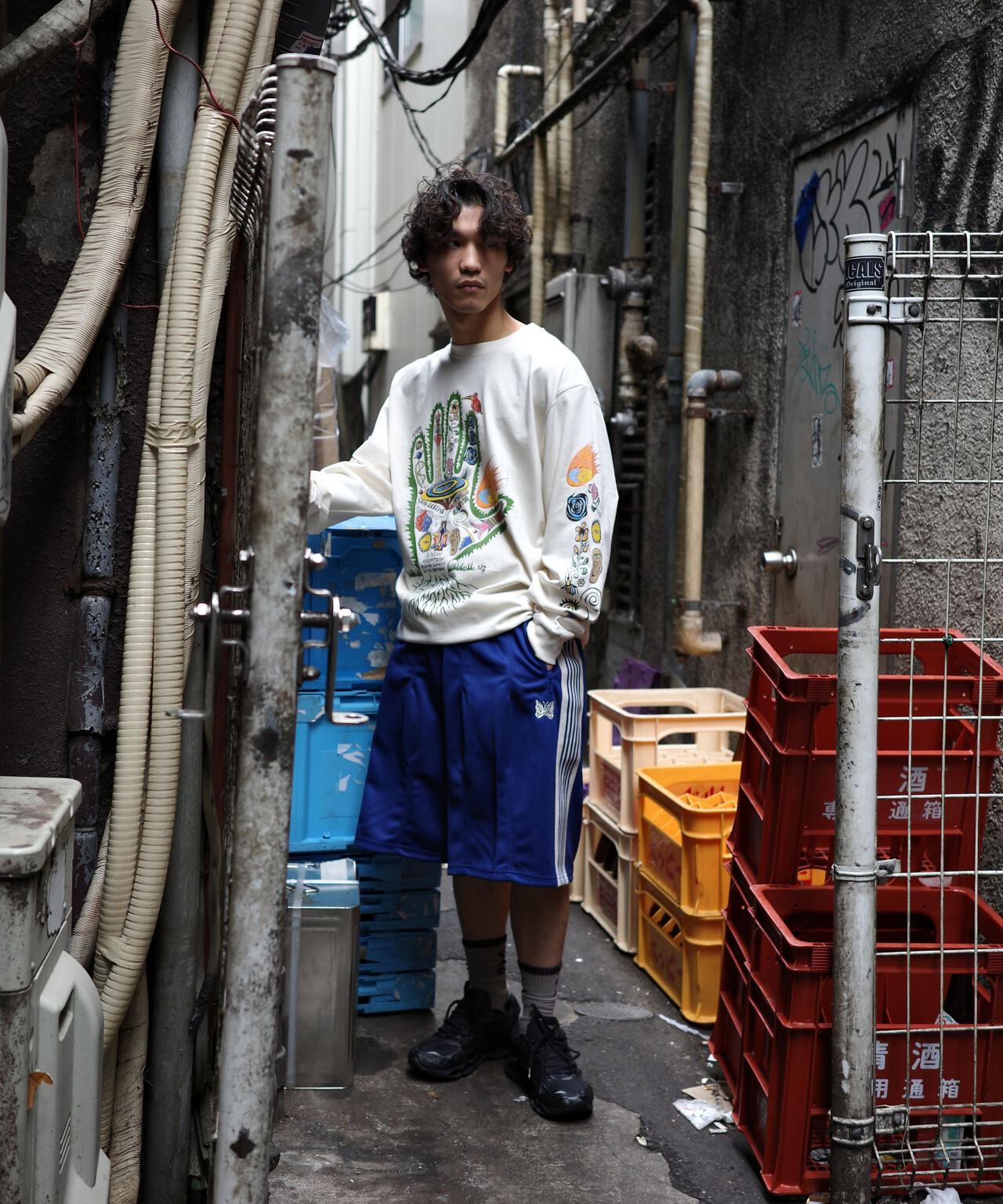 Needles/ニードルズ  別注H.D TRACK SHORTS - POLY SMOOTH