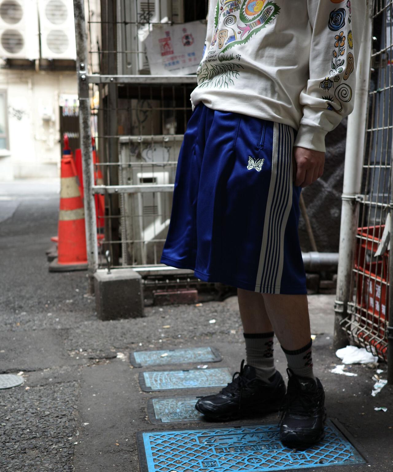 Needles/ニードルズ  別注H.D TRACK SHORTS - POLY SMOOTH