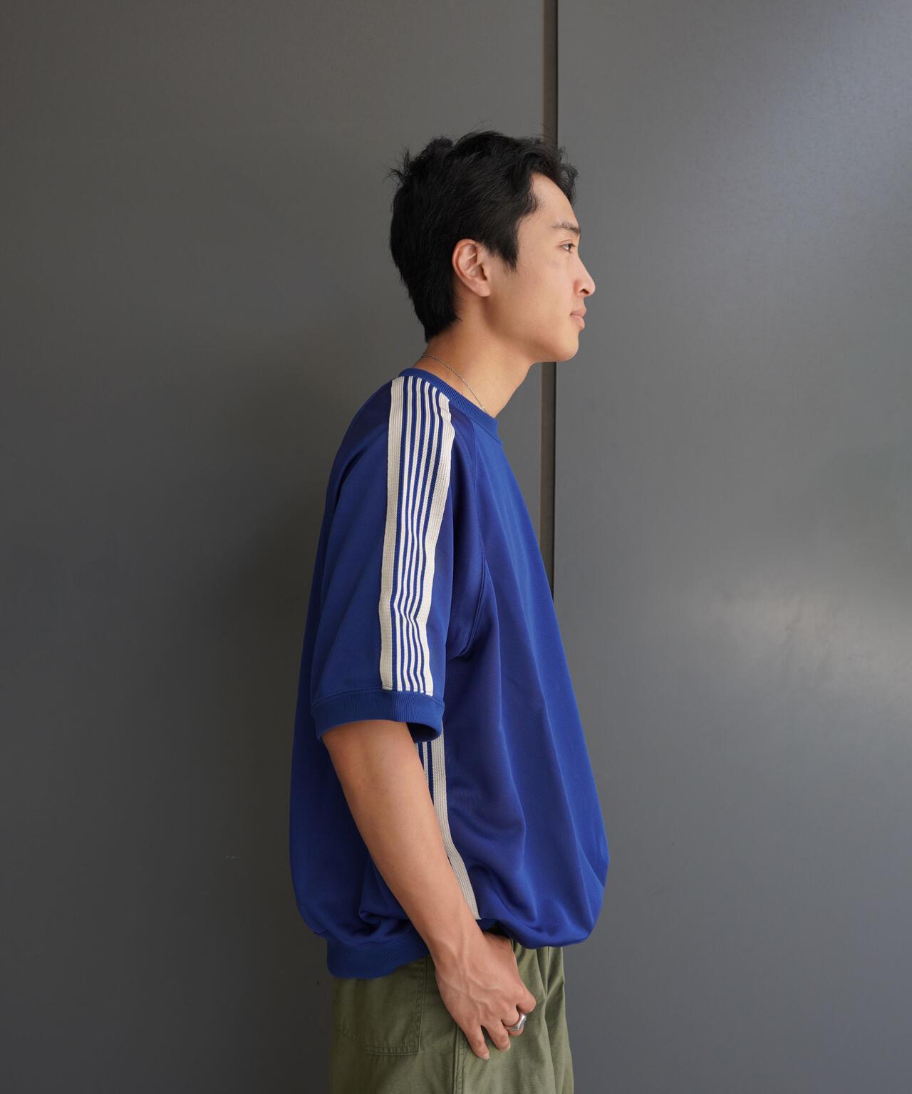 Needles/ニードルズ  別注Track S/S Crew Neck Shirt-Poly Smooth