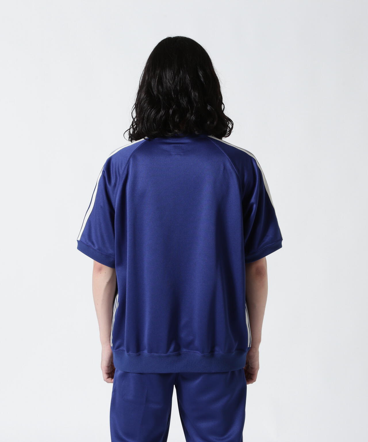 Needles/ニードルズ  別注Track S/S Crew Neck Shirt-Poly Smooth