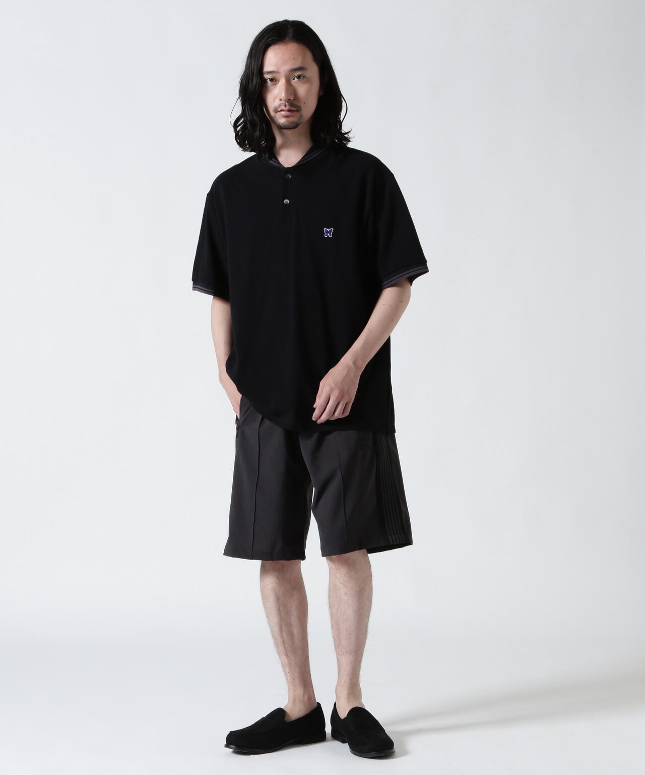 Needles/ニードルズ  別注Shawl Collar S/S Polo - Cotton Pique