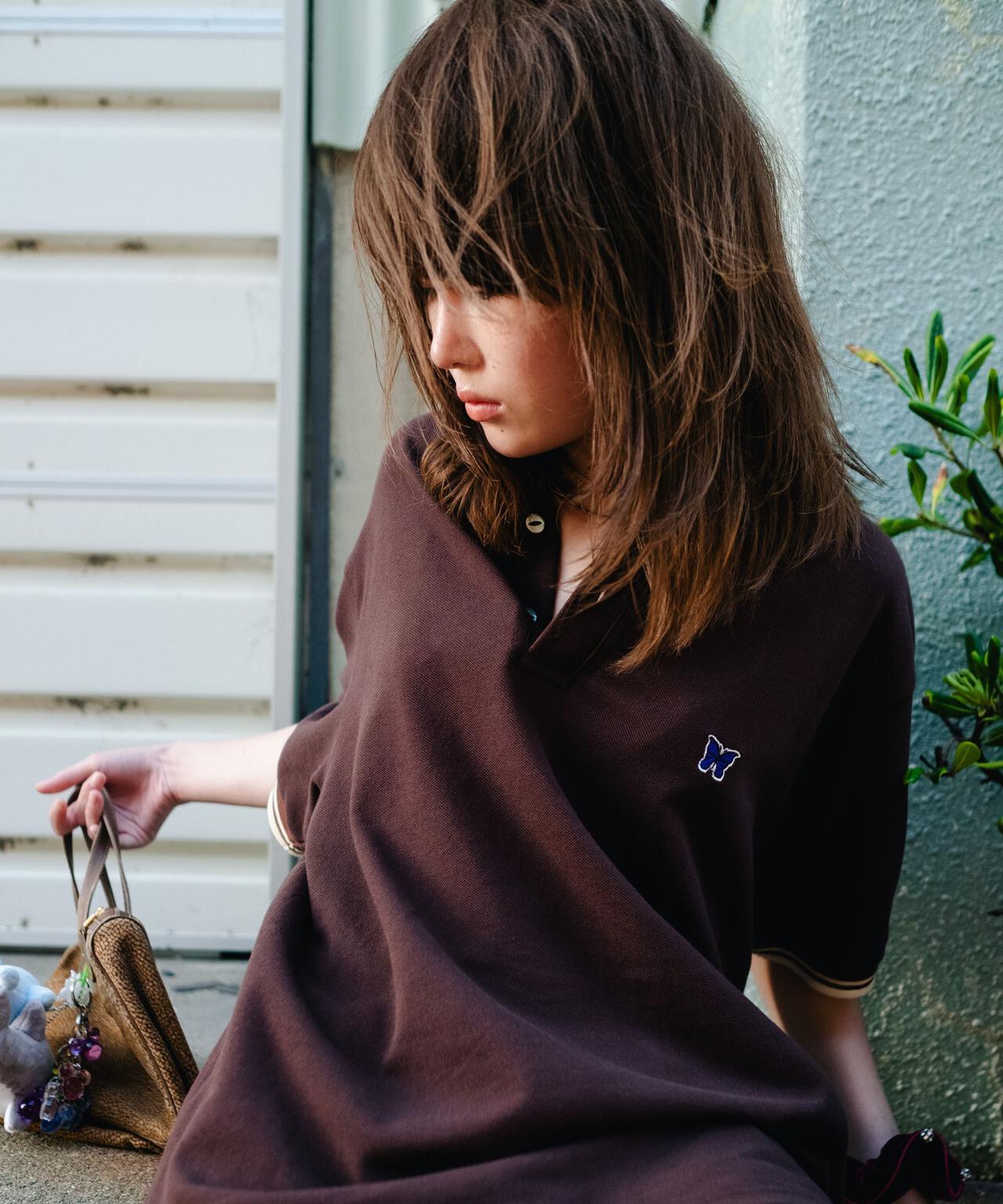 Needles/ニードルズ  別注Shawl Collar S/S Polo - Cotton Pique