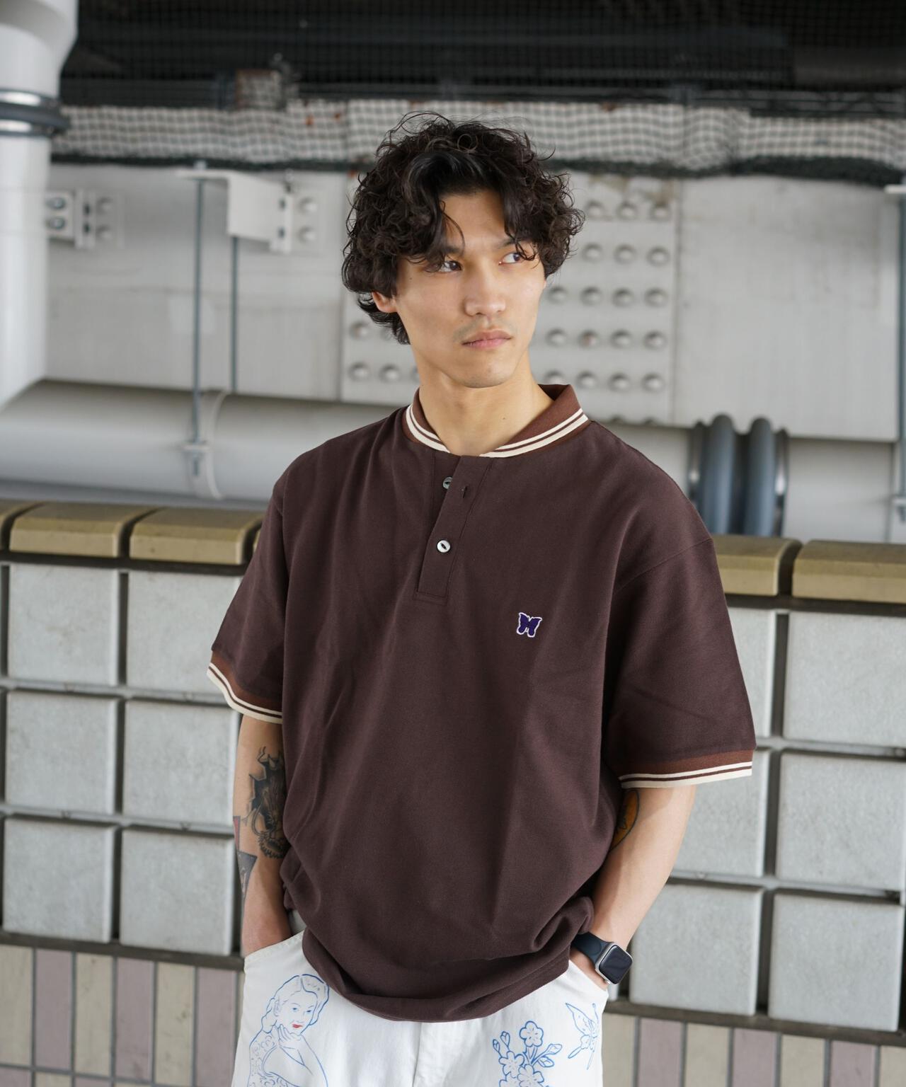 Needles/ニードルズ  別注Shawl Collar S/S Polo - Cotton Pique