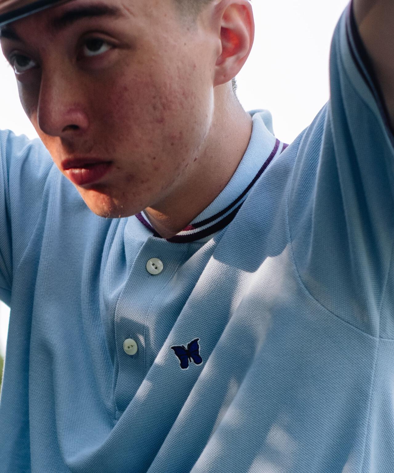 Needles/ニードルズ  別注Shawl Collar S/S Polo - Cotton Pique