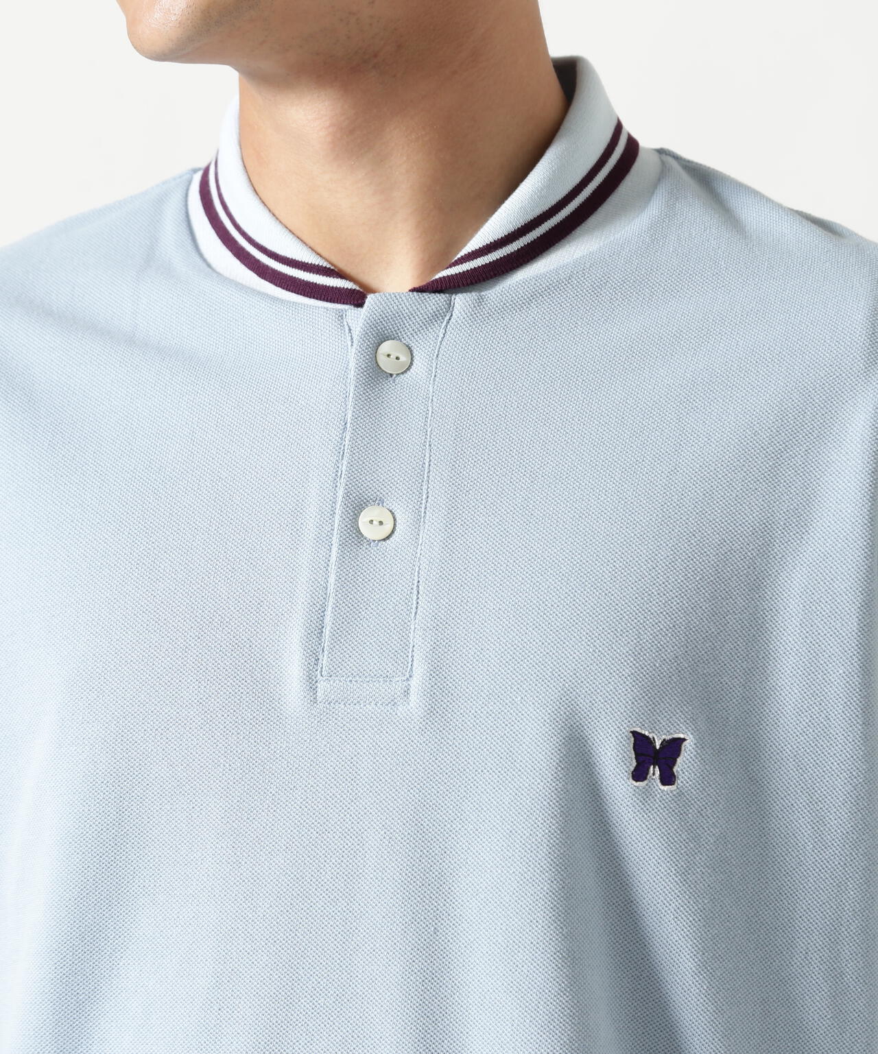 Needles/ニードルズ  別注Shawl Collar S/S Polo - Cotton Pique