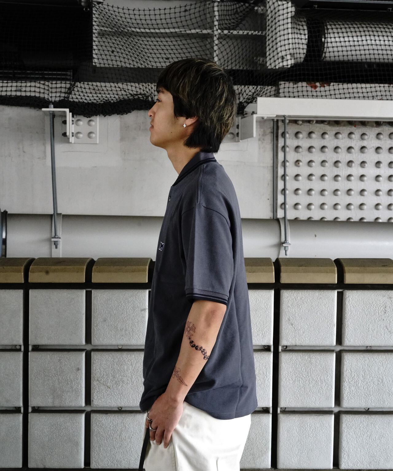 Needles/ニードルズ  別注Shawl Collar S/S Polo - Cotton Pique