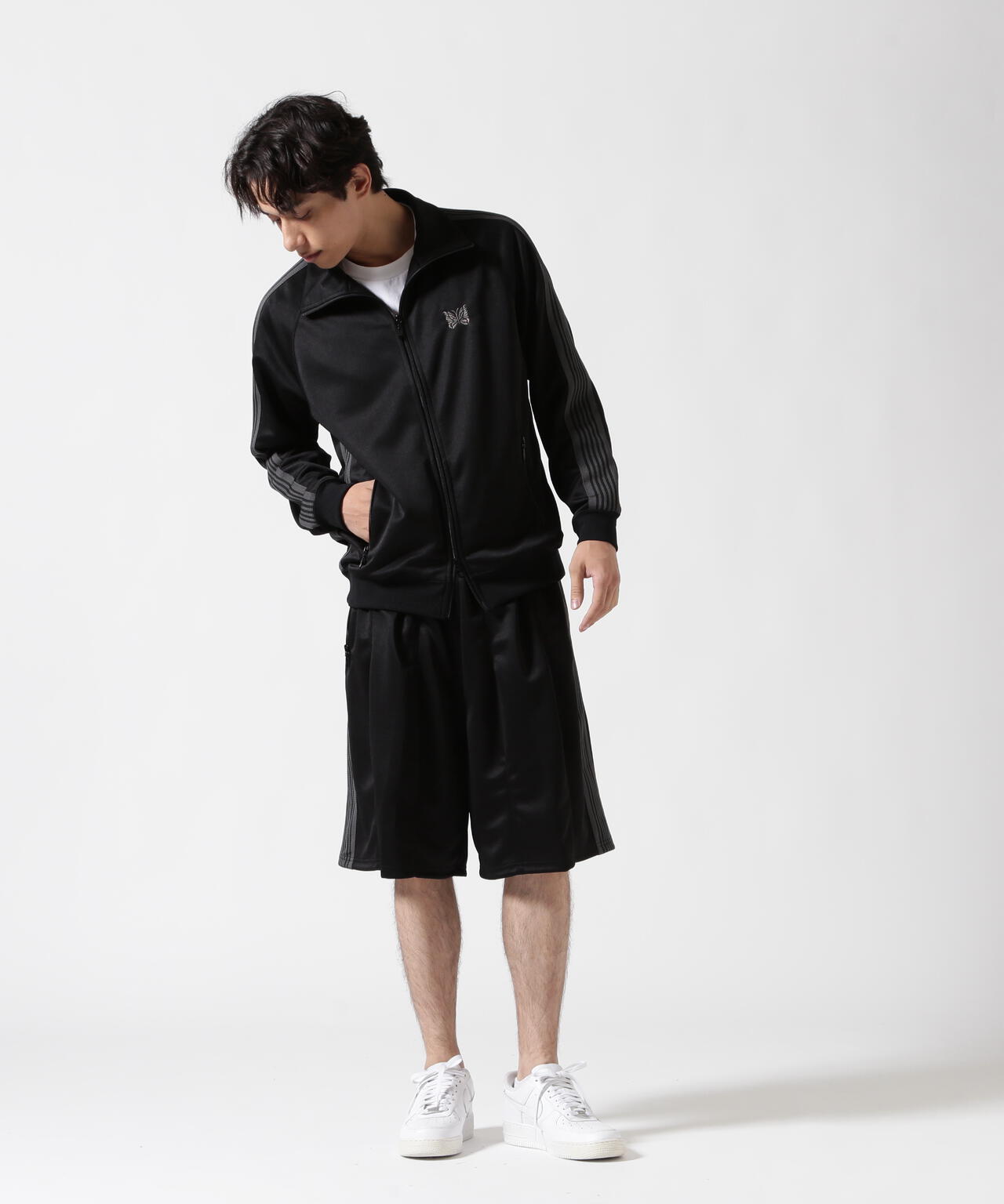 Needles/ニードルズ　別注Track Jacket - Poly Smooth