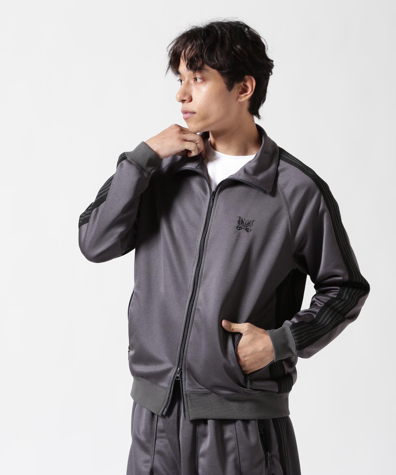 Needles/ニードルズ　別注Track Jacket - Poly Smooth