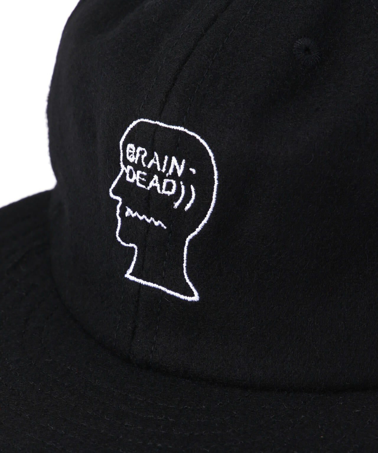 BRAIN DEAD/ブレインデッド　FLANNEL LOGOHEAD 6PANEL HAT