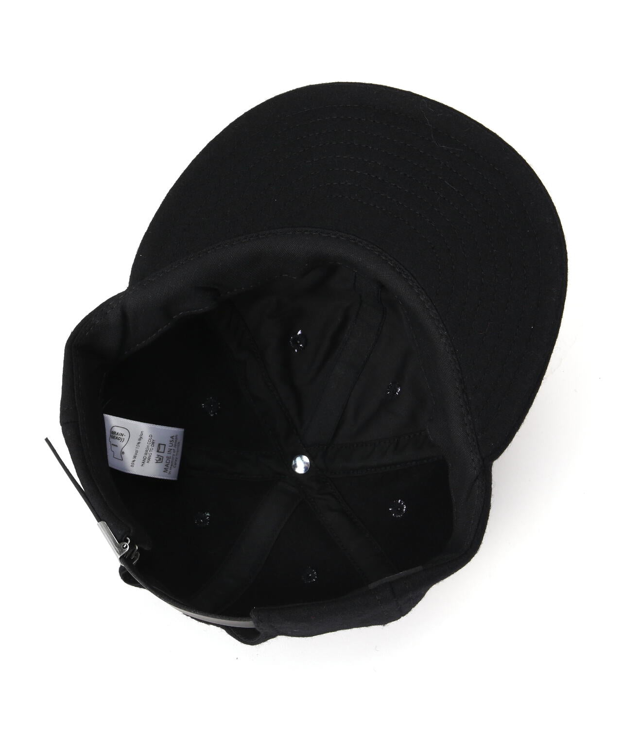 BRAIN DEAD/ブレインデッド　FLANNEL LOGOHEAD 6PANEL HAT