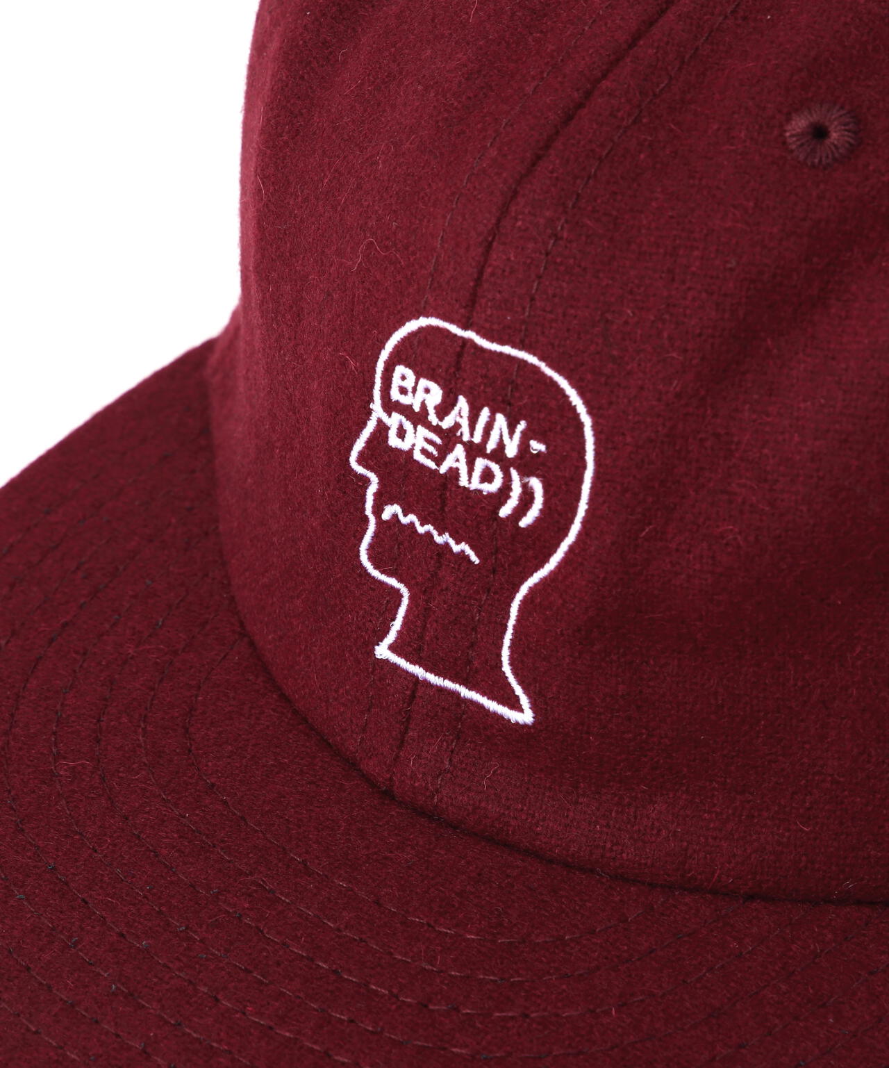 BRAIN DEAD/ブレインデッド　FLANNEL LOGOHEAD 6PANEL HAT