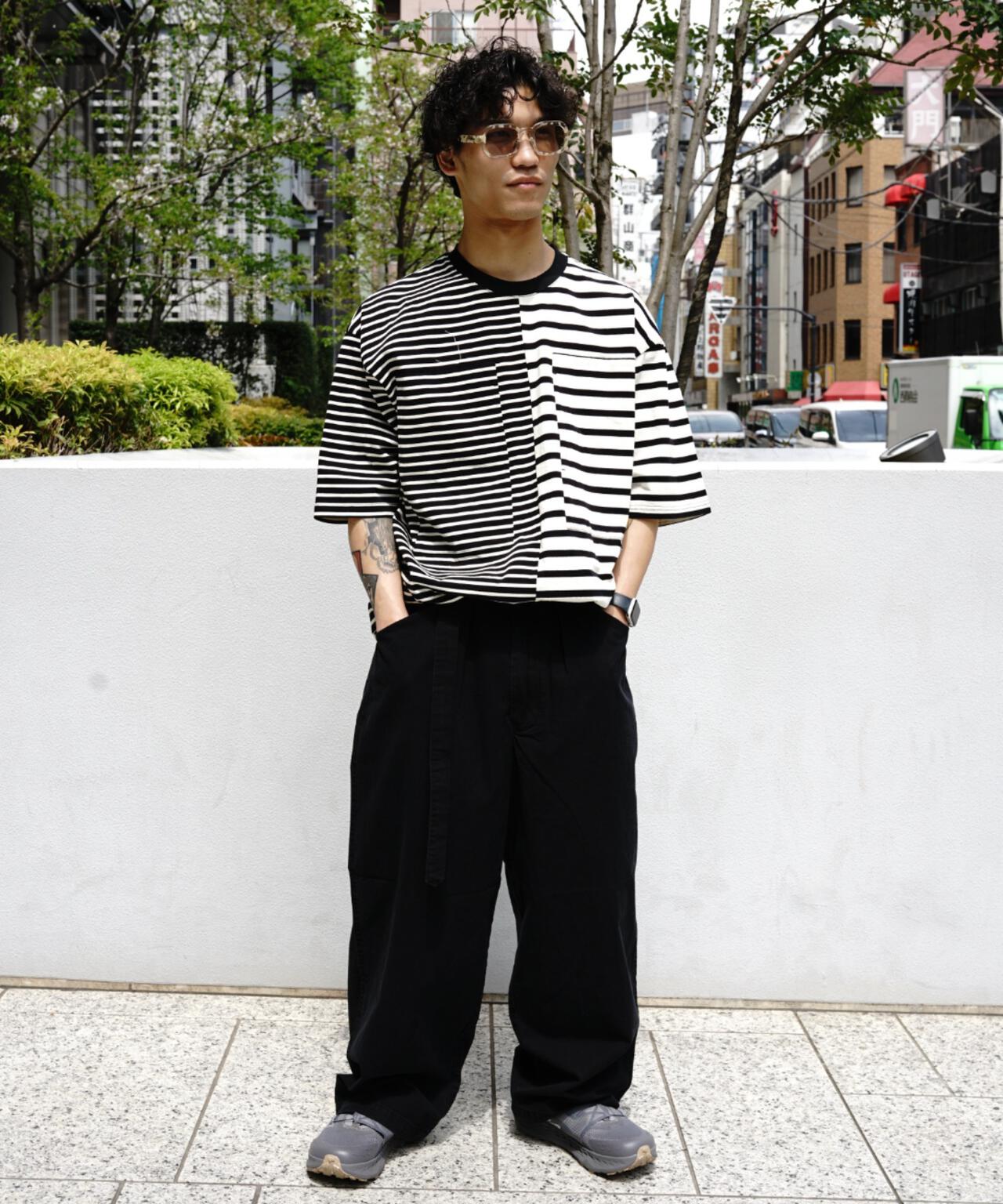 B omnivore/ビーオムニボー　RIPSTOP BELT PANTS リップストップベルトパンツ