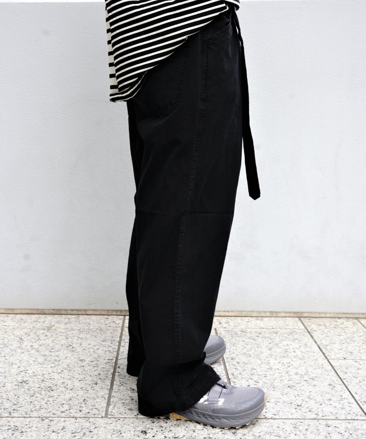 B omnivore/ビーオムニボー　RIPSTOP BELT PANTS リップストップベルトパンツ