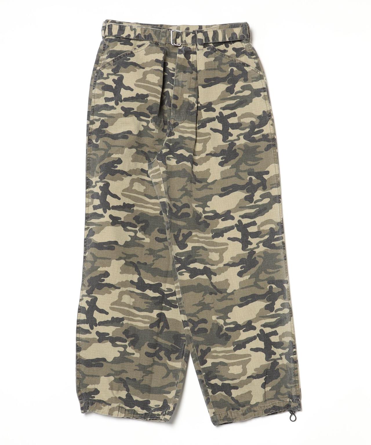 B omnivore/ビーオムニボー　RIPSTOP BELT PANTS リップストップベルトパンツ