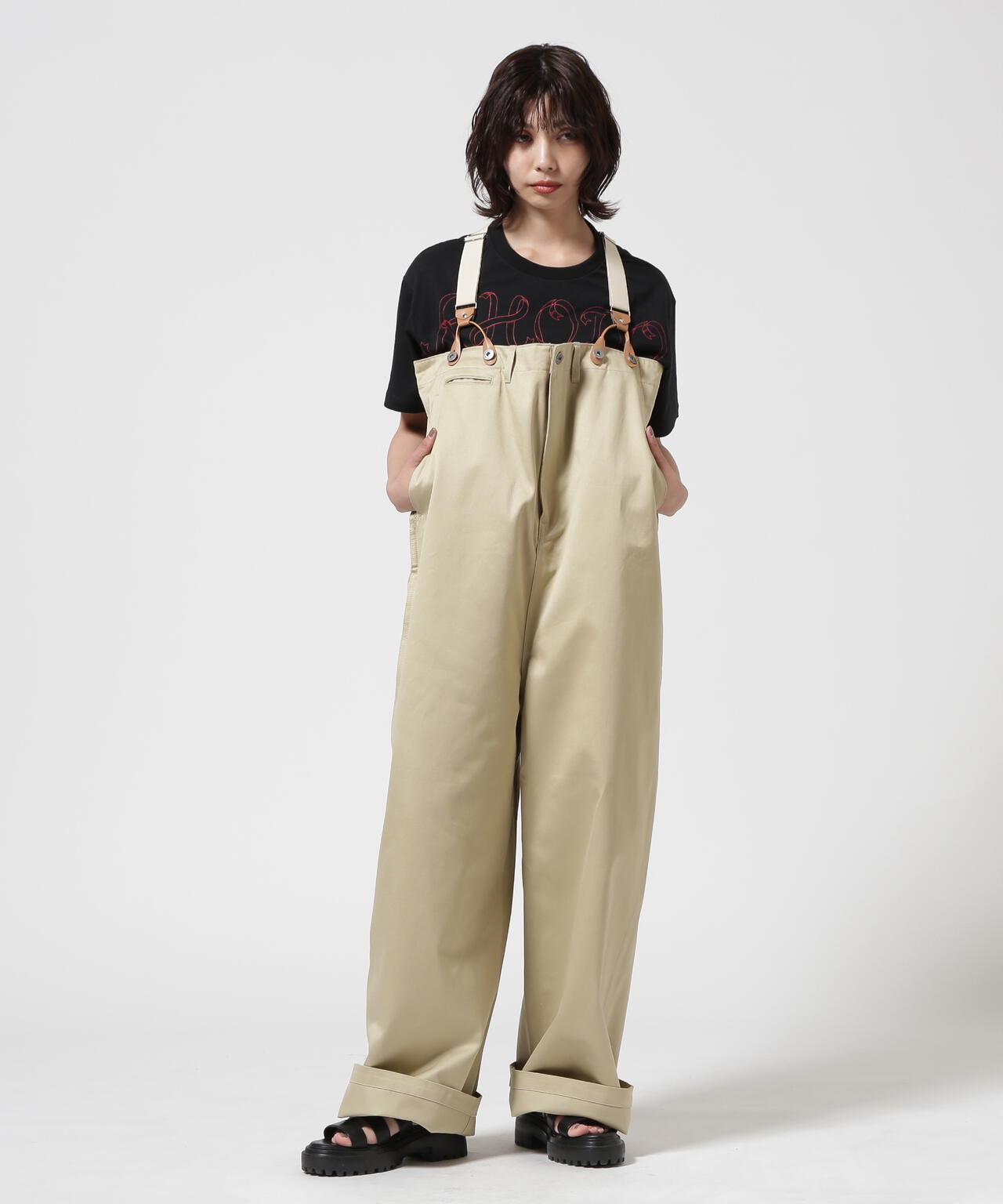 RHODOLIRION/ロドリリオン  Suspender Pants - Chino Cloth