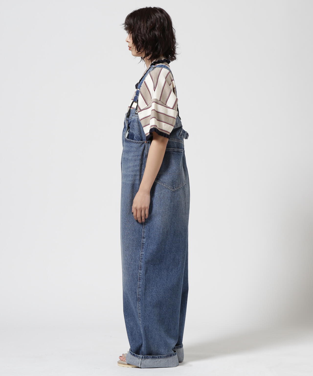 RHODOLIRION/ロドリリオン　5Pockets Suspender Pant-Denim