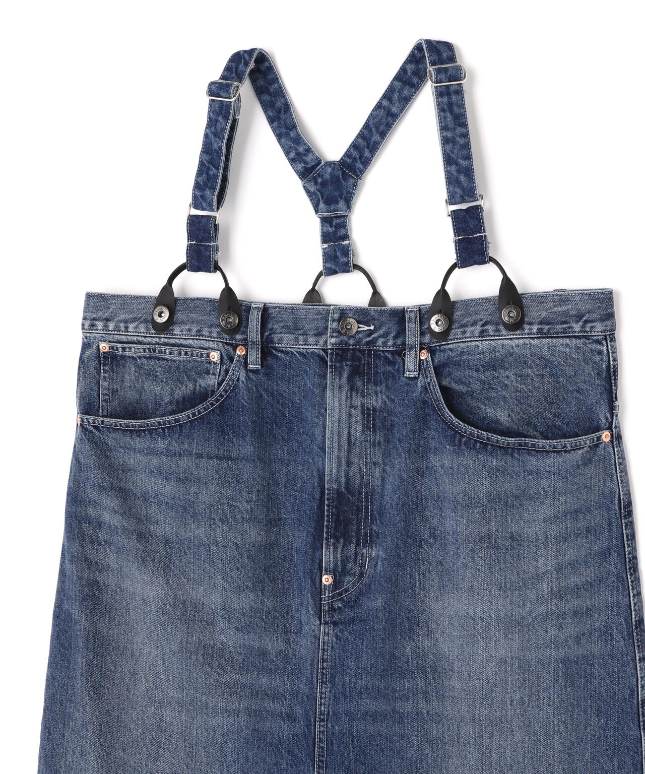 RHODOLIRION/ロドリリオン　5Pockets Suspender Pant-Denim