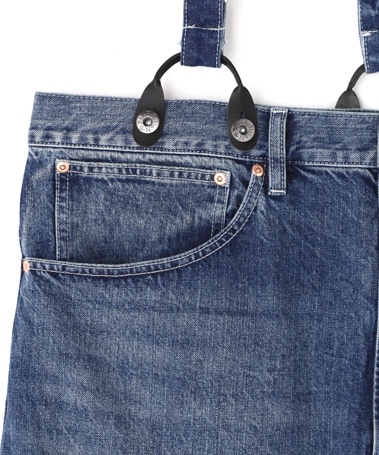 RHODOLIRION/ロドリリオン　5Pockets Suspender Pant-Denim