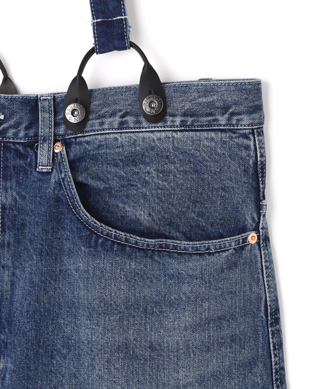 RHODOLIRION/ロドリリオン　5Pockets Suspender Pant-Denim