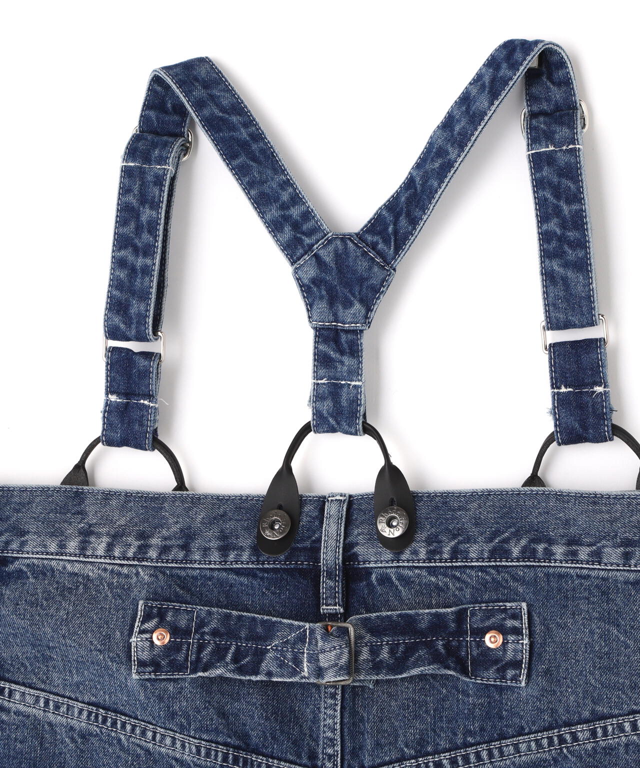 RHODOLIRION/ロドリリオン　5Pockets Suspender Pant-Denim