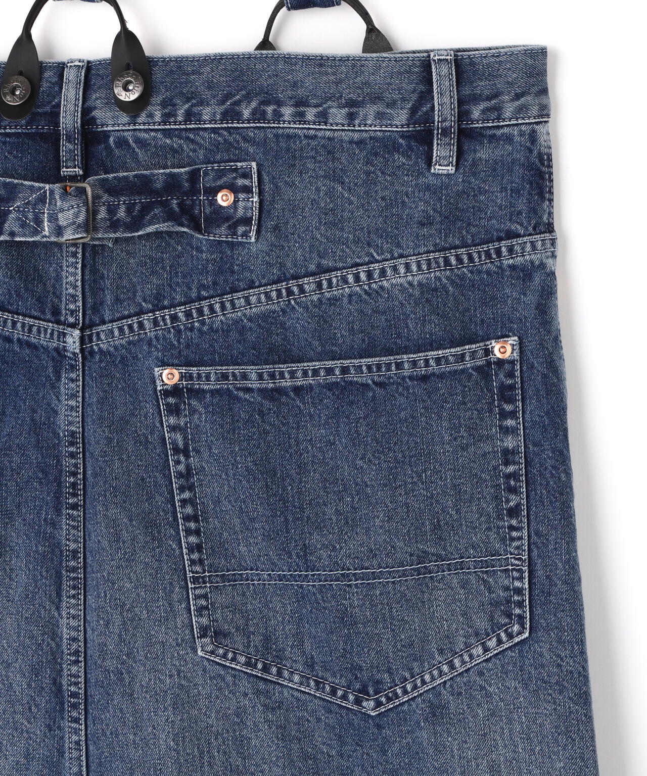 RHODOLIRION/ロドリリオン　5Pockets Suspender Pant-Denim