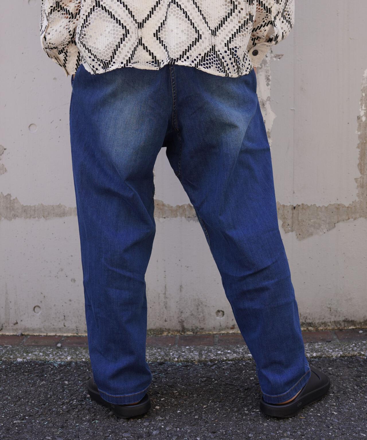 GRAMICCI×BEAVER/グラミチ×ビーバー　別注TUCK TAPERD DENIM PANT
