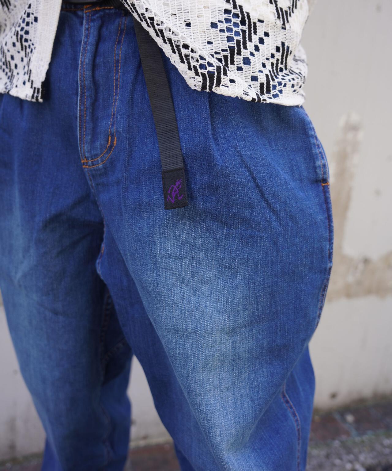 GRAMICCI×BEAVER/グラミチ×ビーバー　別注TUCK TAPERD DENIM PANT