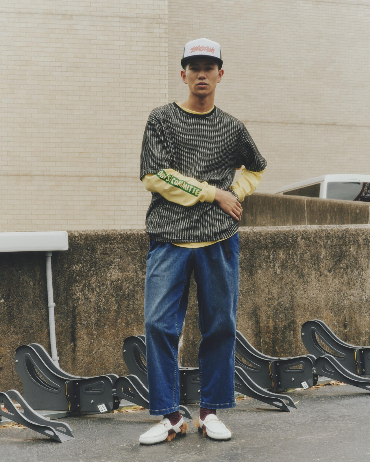 GRAMICCI×BEAVER/グラミチ×ビーバー　別注TUCK TAPERD DENIM PANT