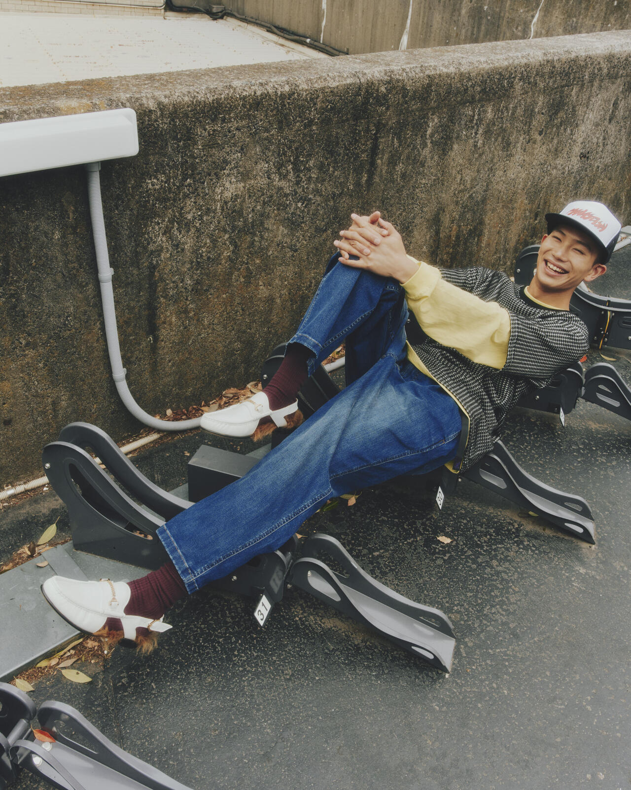 GRAMICCI×BEAVER/グラミチ×ビーバー　別注TUCK TAPERD DENIM PANT