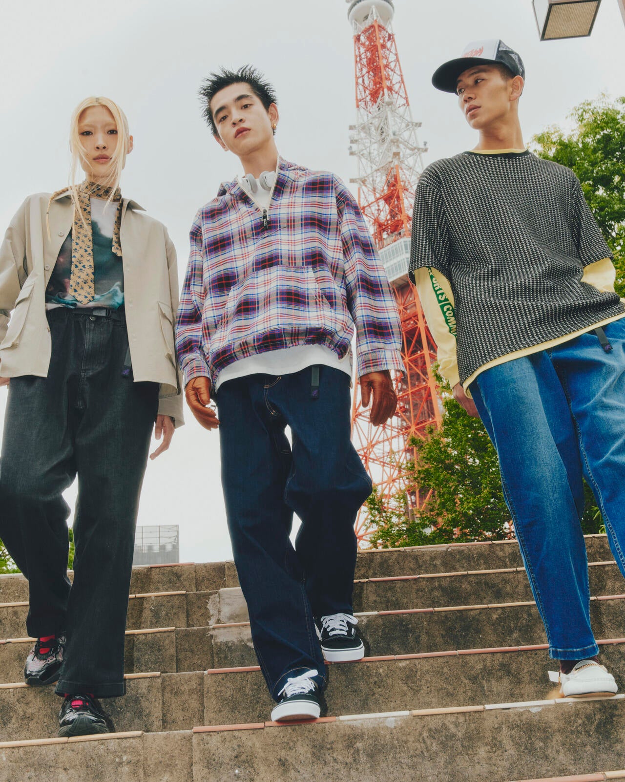 GRAMICCI×BEAVER/グラミチ×ビーバー　別注TUCK TAPERD DENIM PANT