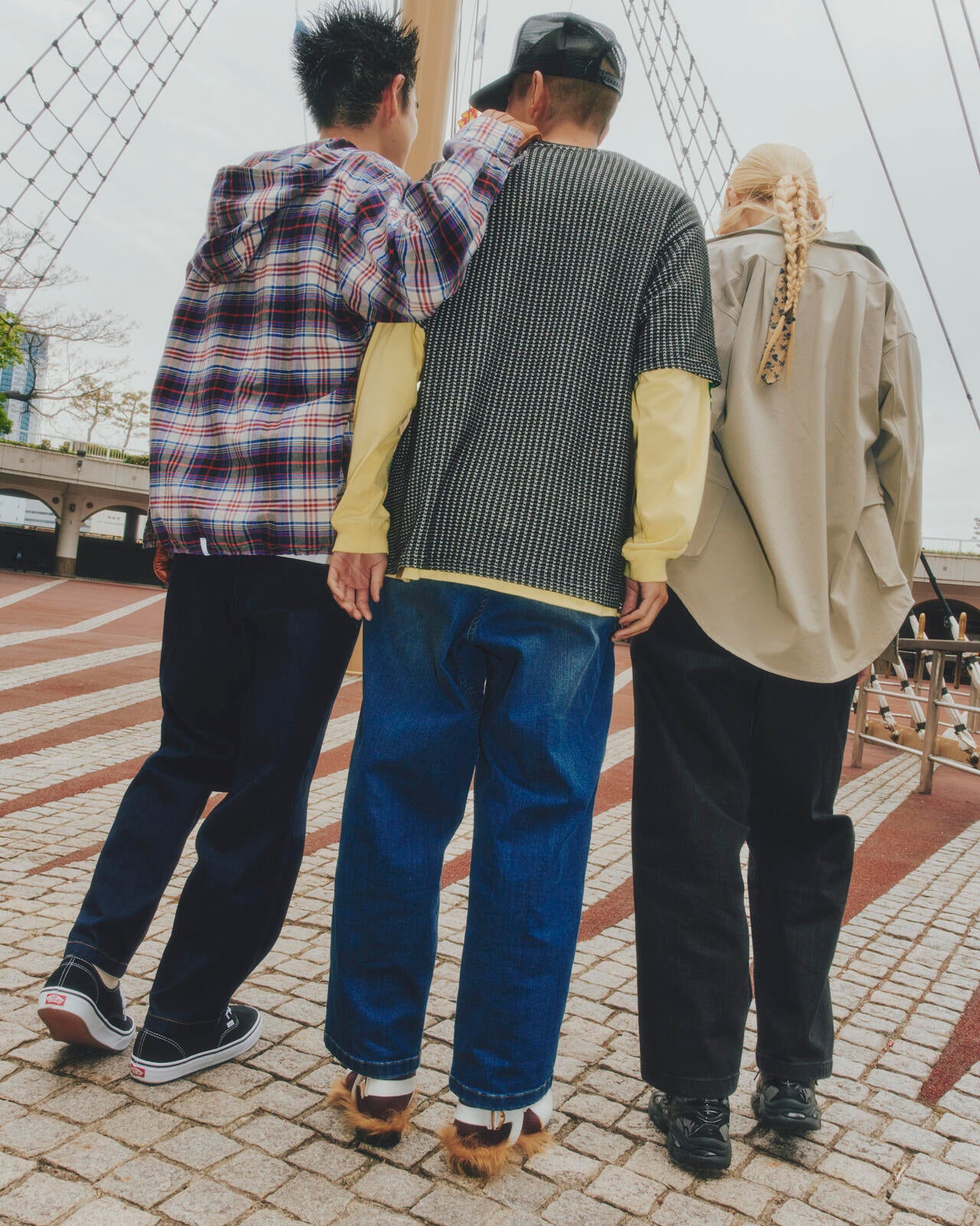 GRAMICCI×BEAVER/グラミチ×ビーバー　別注TUCK TAPERD DENIM PANT
