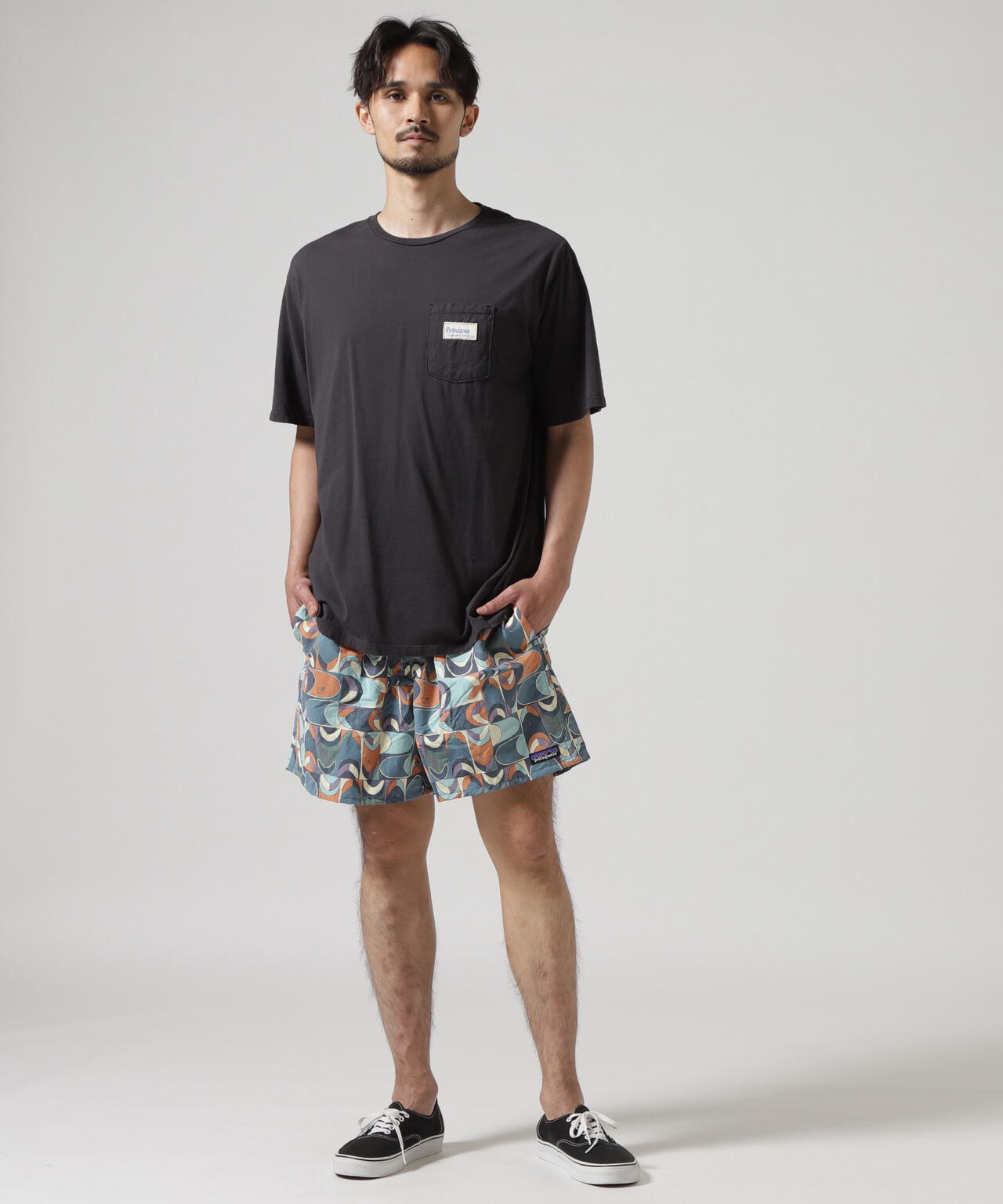 Patagonia/パタゴニア メンズ・ウォーター・ピープル・オーガニック・ポケット・Tシャツ