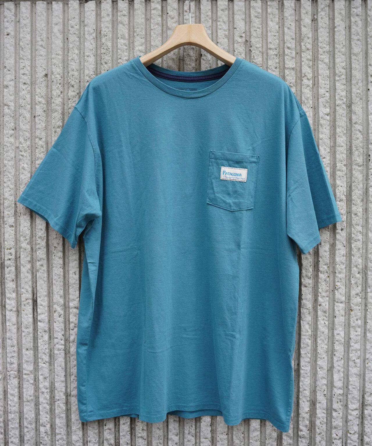 Patagonia/パタゴニア メンズ・ウォーター・ピープル・オーガニック・ポケット・Tシャツ