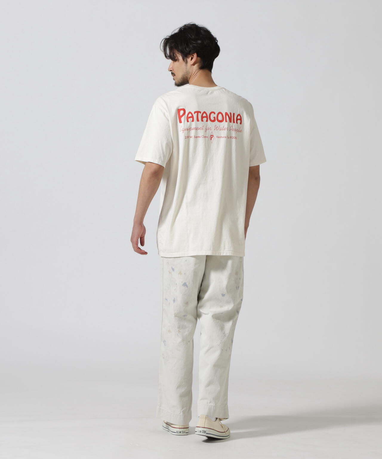 Patagonia/パタゴニア メンズ・ウォーター・ピープル・オーガニック・ポケット・Tシャツ