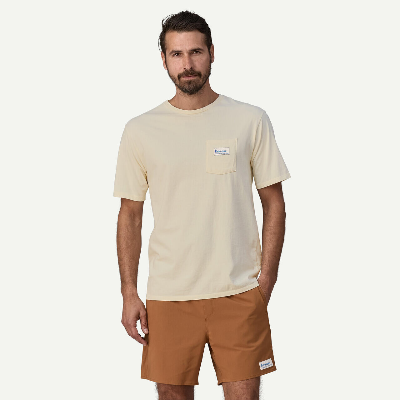 Patagonia/パタゴニア メンズ・ウォーター・ピープル・オーガニック・ポケット・Tシャツ