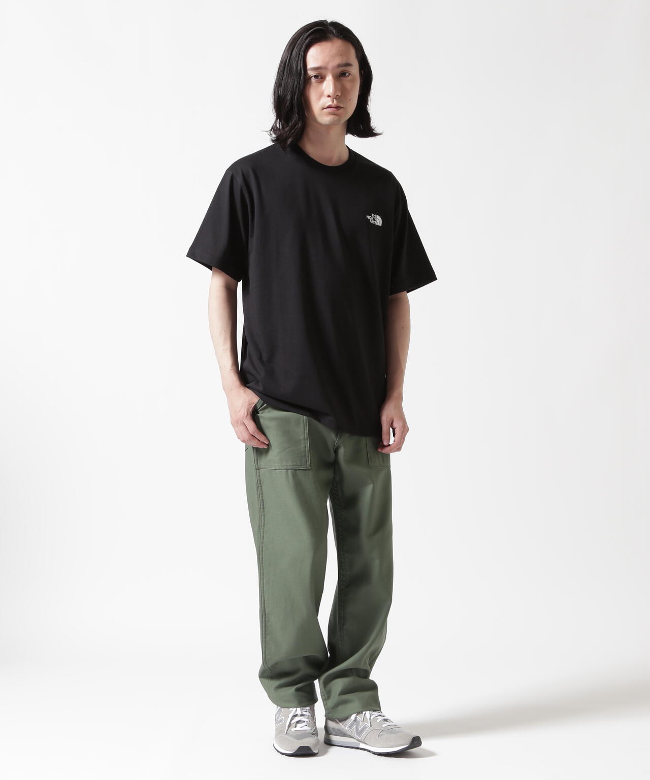THE NORTH FACE   S/S Bandana Square Logo Tee