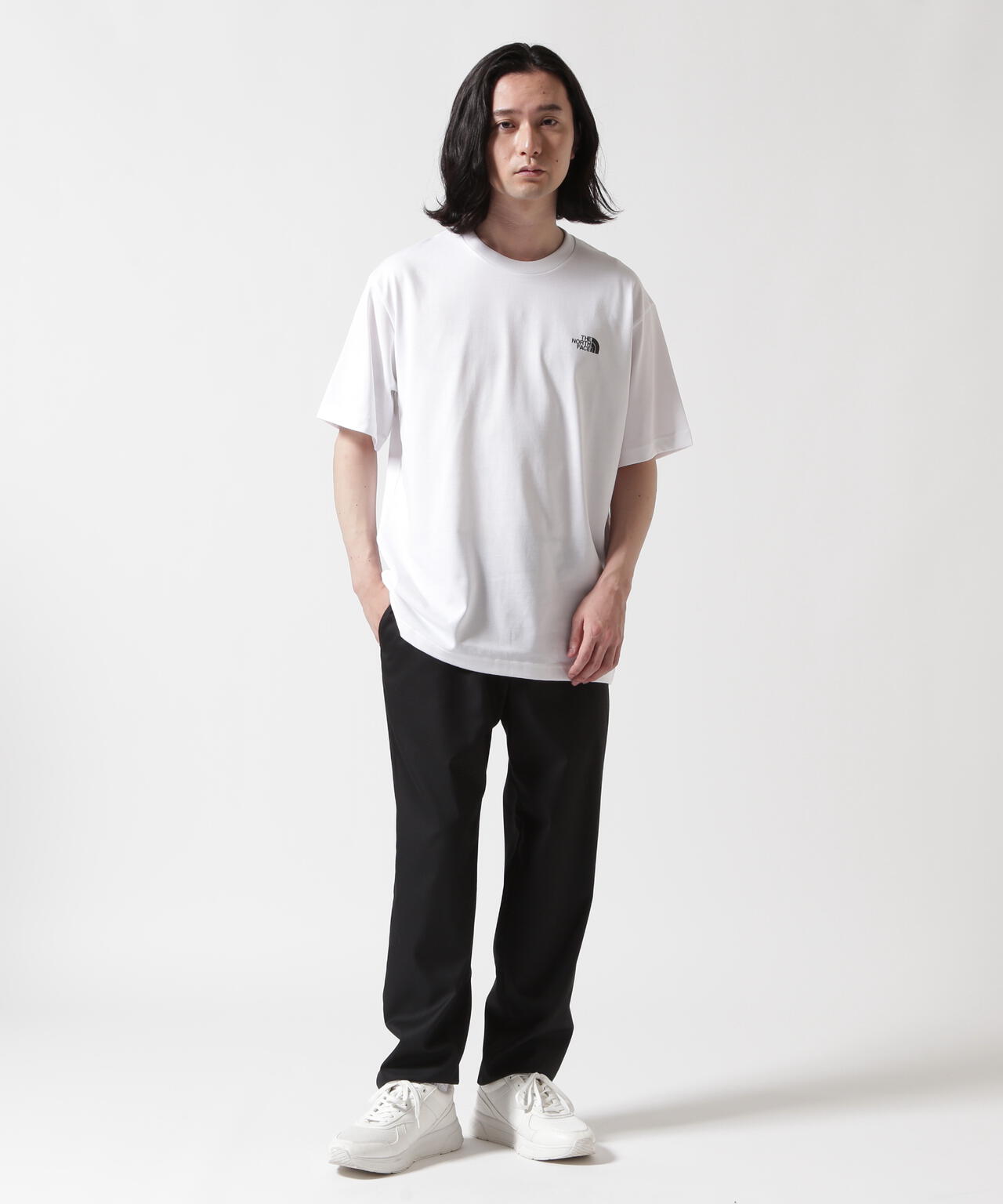 THE NORTH FACE   S/S Bandana Square Logo Tee
