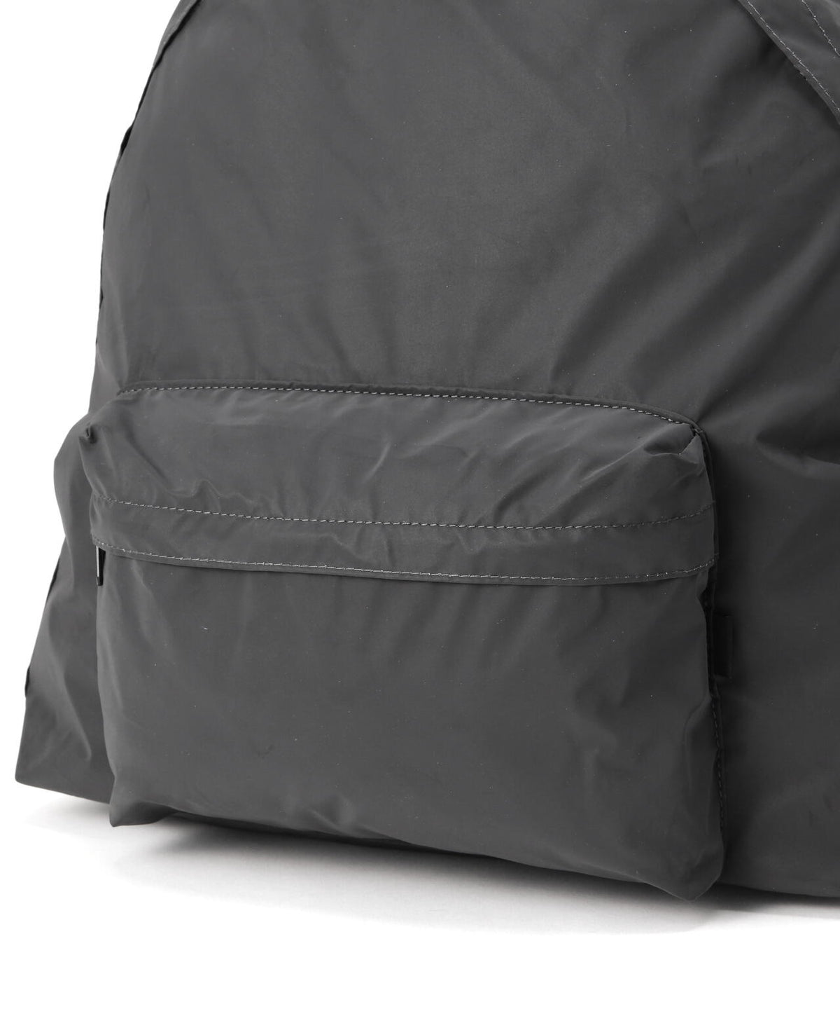 PACKING/パッキング　BLACK REFLECTIVE BACKPACK